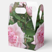 Shabby Pink Rose Blumenkohl Tee Party Kuchen Gefal Geschenkschachtel (Geöffnet)