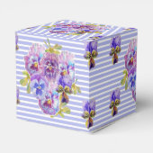 Shabby Pink Rose Blumenkohl Tee Party Kuchen Gefal Geschenkschachtel (Rückseite)