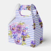 Shabby Pink Rose Blumenkohl Tee Party Kuchen Gefal Geschenkschachtel (Rückseite)