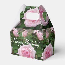 Shabby Pink Rose Blumenkohl Tee Party Kuchen Gefal Geschenkschachtel