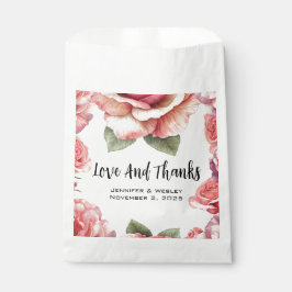Shabby Pink Rose Geschenktütchen