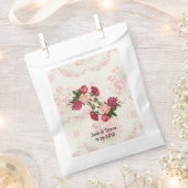 Shabby Pink Roses Custom Favor Bags Geschenktütchen (Ausgeschnitten)