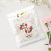 Shabby Pink Roses Custom Favor Bags Geschenktütchen (Versiegelt)