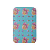 Shabby Pink Roses Rose Blume Bath Mat Badematte (Vorderseite Vertikal)