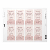Shabby Pink Viktorianisch Wedding Mini Wein (Vorne)