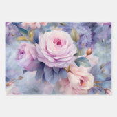 SHABBY ROMANTIC PASTEL ROSE DEKORATIVE PAPIER (Vorderseite)