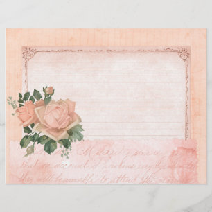 Shabby Rose Collage Scrapbook