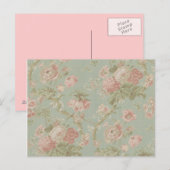 Shabby Roses Postkarten (Vorne/Hinten)