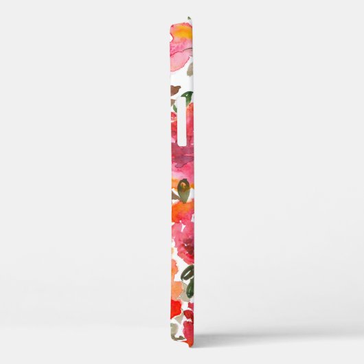 Shabby-rote Rosen, nahtloses Muster. Case-Mate iPhone Hülle (Rückseite / Rechts)