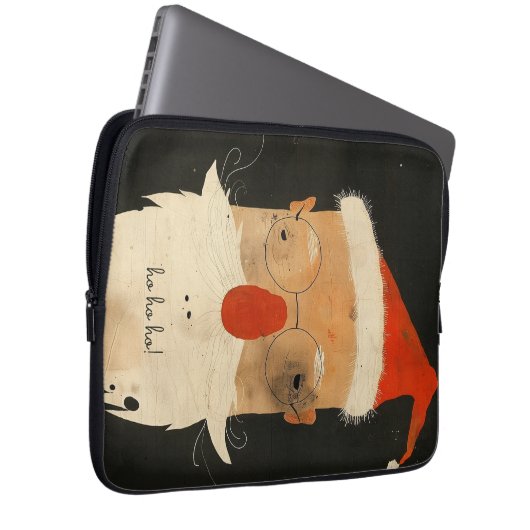 Shabby Santa Laptopschutzhülle (Vorne Rechts)