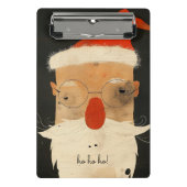 Shabby Santa Mini Klemmbrett (Vorderseite)