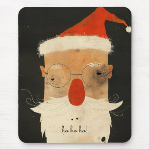 Shabby Santa Mousepad