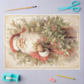 Shabby Santa Seidenpapier (Basteln)