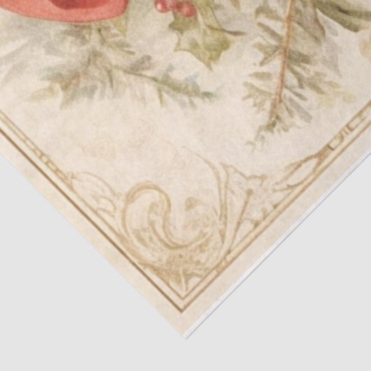 Shabby Santa Seidenpapier (Ausschnitt)