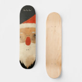 Shabby Santa Skateboard (Vorderseite)