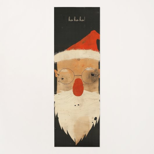Shabby Santa Yogamatte (Vorderseite)