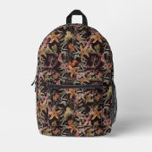 Shabby Sea Life Pattern Bedruckter Rucksack (Vorderseite)