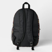 Shabby Sea Life Pattern Bedruckter Rucksack (Rückseite)