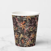 Shabby Sea Life Pattern Pappbecher (Vorderseite)