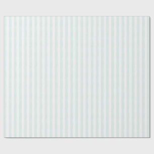 Shabby Soft Light Powder Blue Stripe Geschenk Geschenkpapier