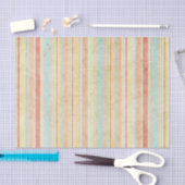 Shabby Stripes Muster Seidenpapier (Handwerk)