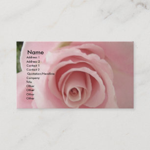 Shabby Süße Rose Visitenkarte