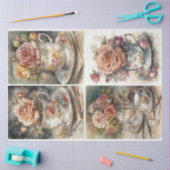 Shabby Teacups Seidenpapier (Basteln)