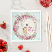 Shabby Vintag Baby Dusche Serviette (Beispiel)