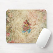 Shabby Vintag Floral Mousepad (Mit Mouse)