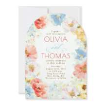 Shabby Vintage Floral Boho Elegant Wedding Arch