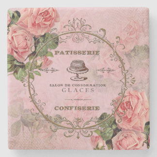 Shabby Vintage Rose2 - Untersetzer