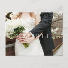 Shabby Vintage Rose Rustic Wedding Vielen Dank Postkarte