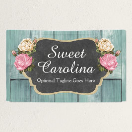 Shabby Vintage Rose Rustikales Landhaus Banner