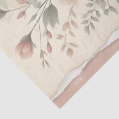 Shabby Wallpaper Blush Pink Floral Decoupage Seidenpapier (Detail)