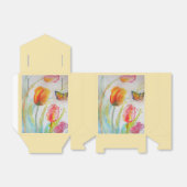 Shabby Yellow Tulip Tee Party Cake Gefallen Box Geschenkschachtel (Ungefaltet)