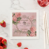 ShabbyVintageRoses2 - Paper Napkins Serviette (Beispiel)
