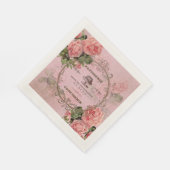 ShabbyVintageRoses2 - Paper Napkins Serviette (Ecke)