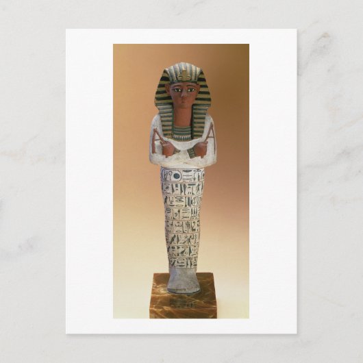 Shabti-Figur Ramesses IV, New Kingdom (stuccoe Postkarte (Vorderseite)