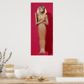 Shabti figure of king from Tomb of Tutankhamun Poster (Küche)
