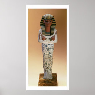 Shabti Zahl von Ramesses IV, neues Königreich Poster