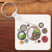 Shabu-Shabu Japan Japanische Küche Hotspot Schlüsselanhänger (Vorderseite)