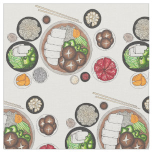 Shabu-Shabu Japan Japanische Küche Hotspot Stoff