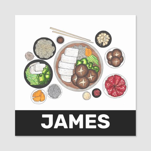 Shabu-Shabu Japanese Food Hotpot Restaurant Namensschild (Vorderseite)