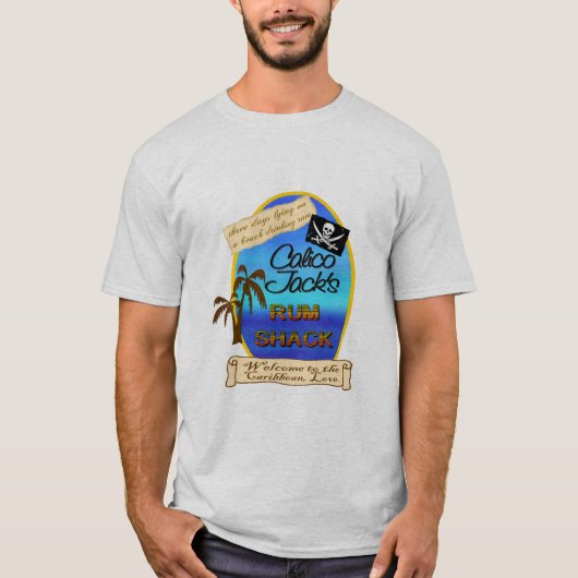 Shack des Kaliko-Jacks der Rum T-Shirt (Vorderseite)