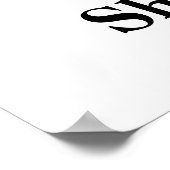 Shack Happens Funny Ham Radio Shack Poster (Ecke)