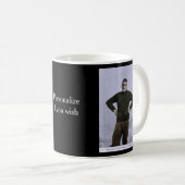 Shackleton antarktischer Bucheinband und Colorized Kaffeetasse (VorderseiteRechts)