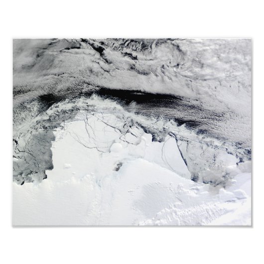 Shackleton-Eisschelf, Antarktis Fotodruck (Vorne)