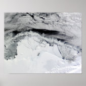Shackleton-Eisschelf, Antarktis Poster (Vorne)