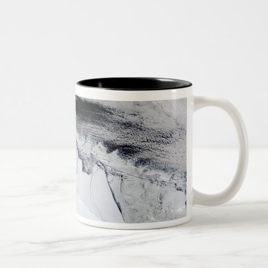 Shackleton-Eisschelf, Antarktis Zweifarbige Tasse (Rechts)