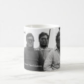 Shackleton und Crew im antarktischen Nimrodbild Kaffeetasse (Mittel)